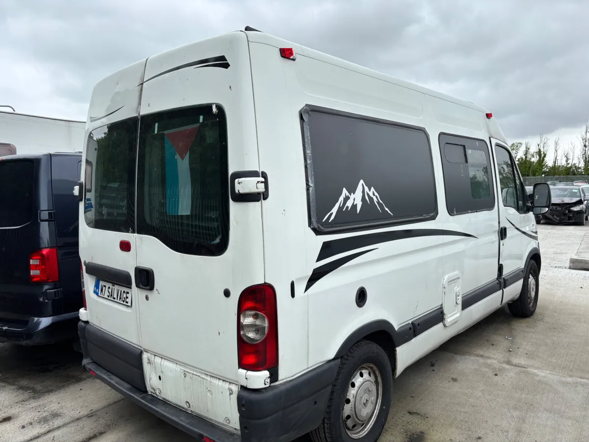 10 Renault Master Camper Fire Damage - Image 3