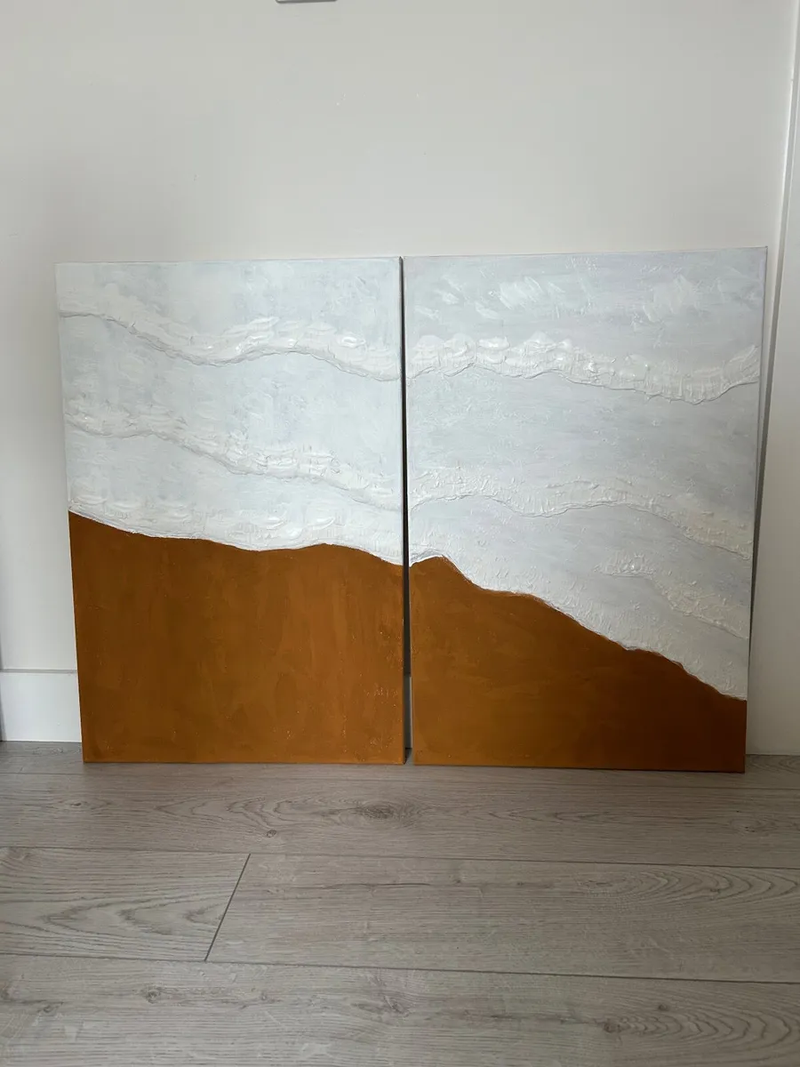 Seashore landscape painting - Image 1