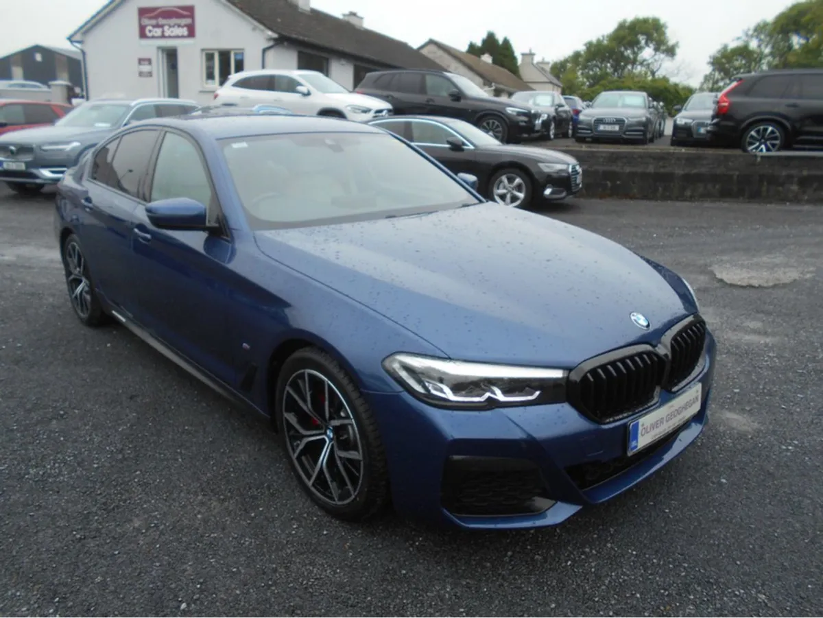 BMW 5 Series 520D M Sport Auto (blond Leather) (l - Image 1