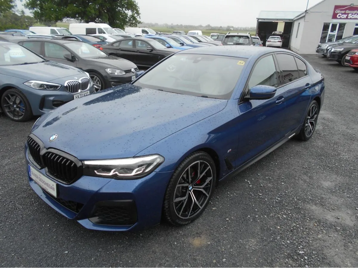BMW 5 Series 520D M Sport Auto (blond Leather) (l - Image 4