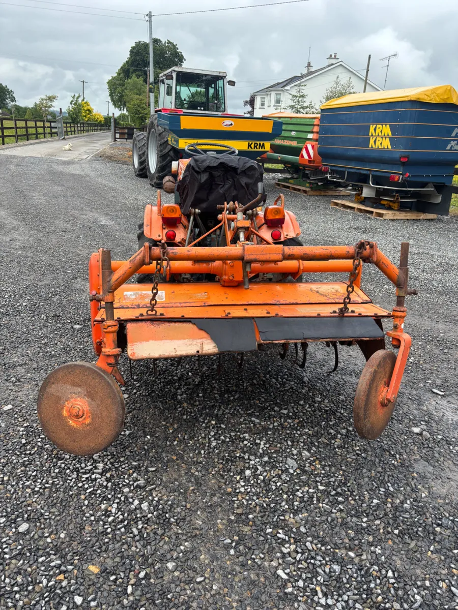 Kubota compact tractor and Rotavator - Image 2