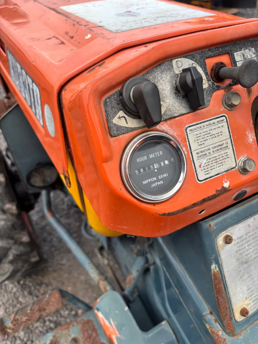 Kubota compact tractor and Rotavator - Image 4