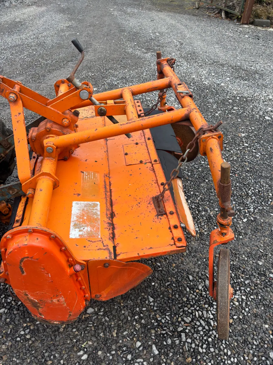 Kubota compact tractor and Rotavator - Image 3