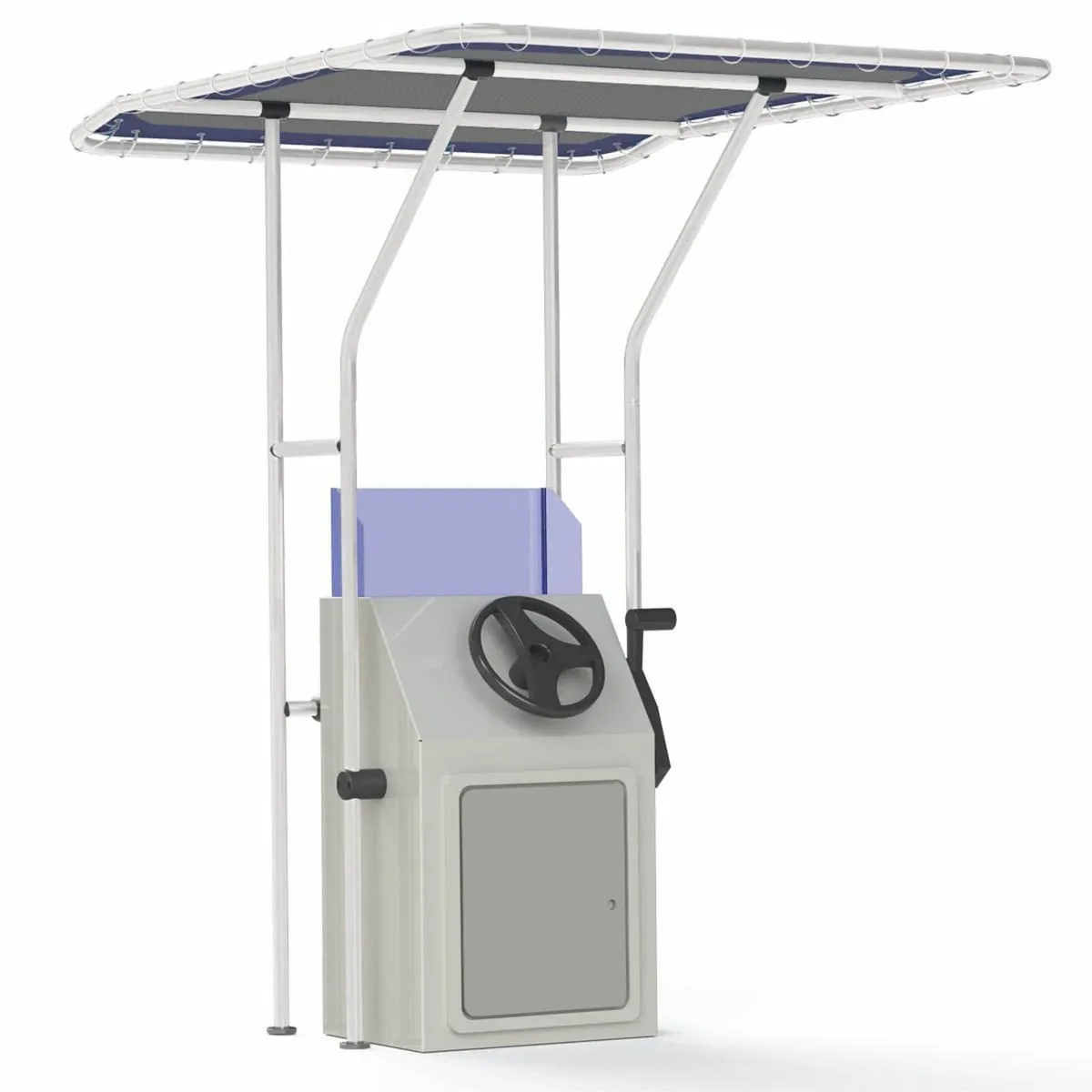 Classic T-Top for Centre Console Boats Aluminium F - Image 1