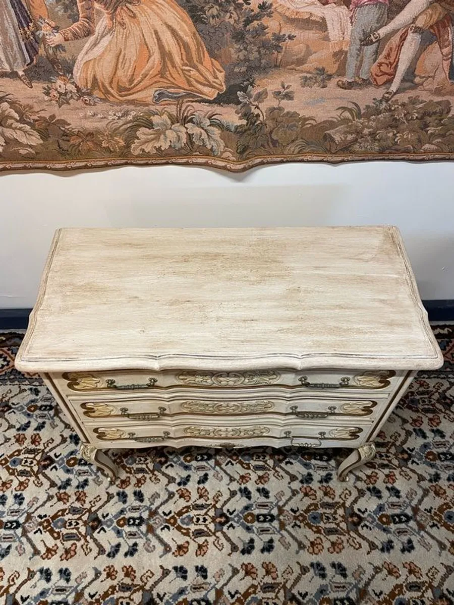 Charming French Vintage Armoire Chest of Drawers - Image 2