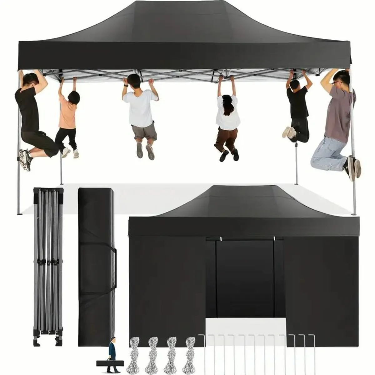 3x4.5m Heavy Duty Pop Up Canopy Tent - Image 2