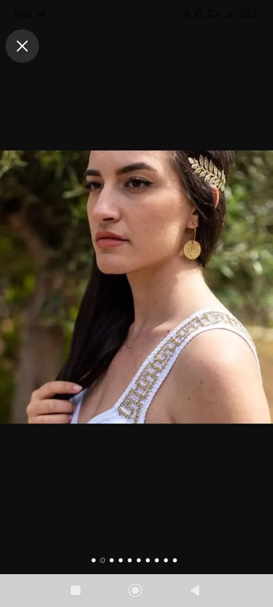 Gold Bohemian Greek-Style Head Tiara - Image 3