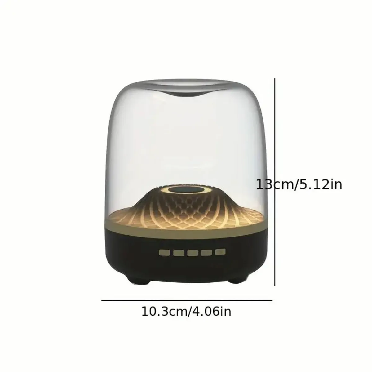 Sleek Black Wireless Mini Stereo Speaker - Image 2