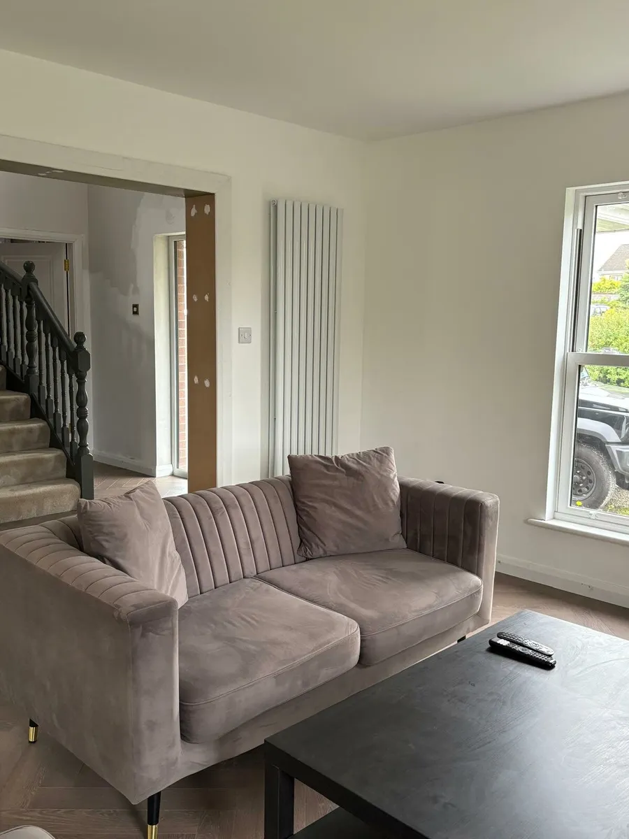 2x 2 Seater Mink Couches - Image 3