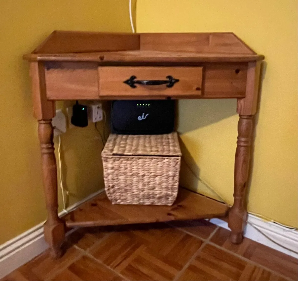 Three corner hall table
