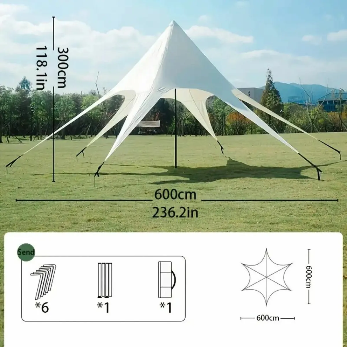 Cloud Peak Canopy Camping Shelter - Image 2