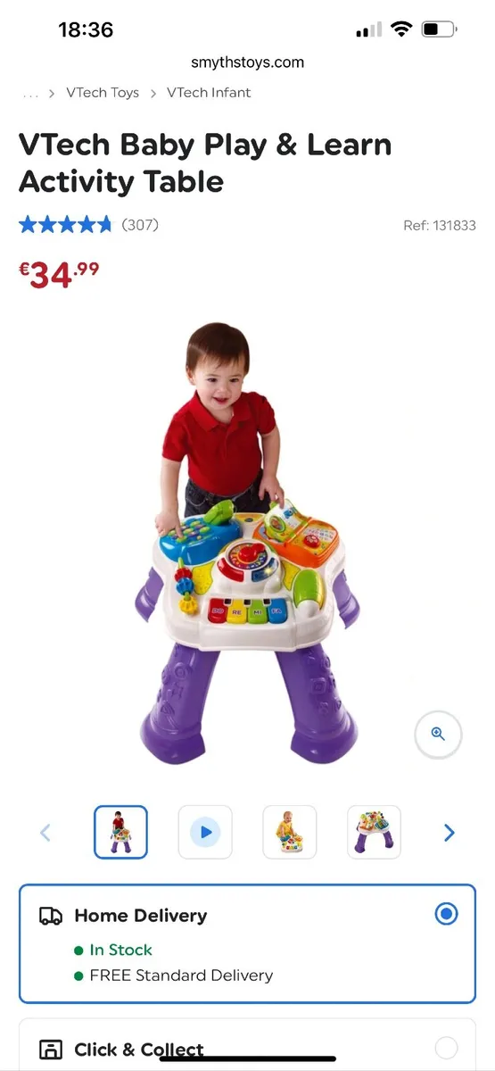 VTech Baby Play & Learn Activity Table - Image 3