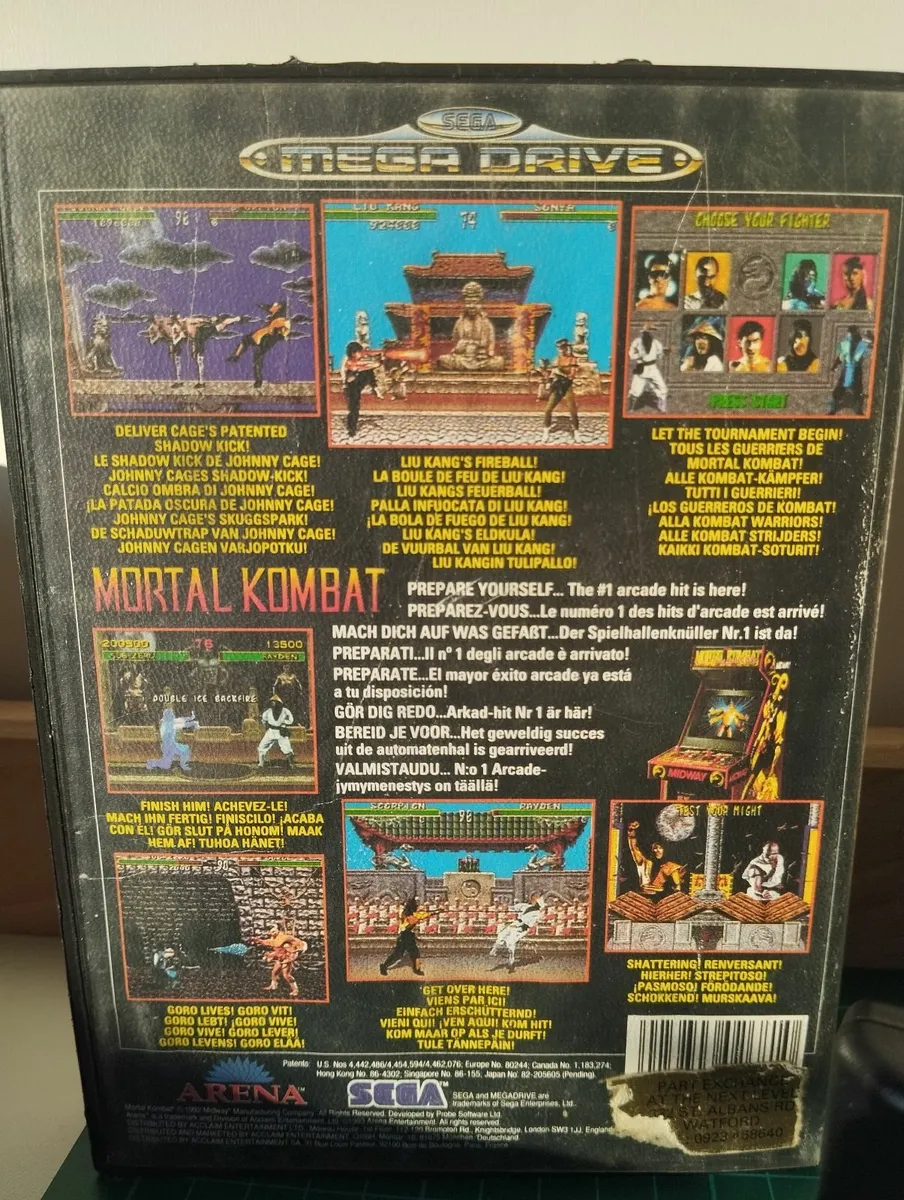 Mortal Kombat SEGA Mega Drive 1993 - Image 4