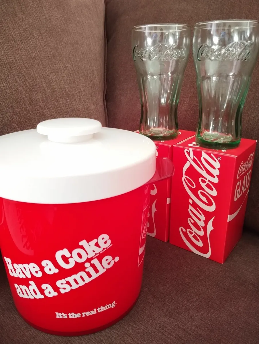 CocaCola Collector Set Fridge Trays 80s ice bucket - Image 3