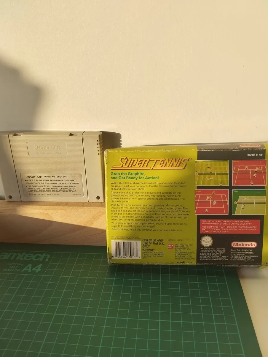 Super Tennis Super Nintendo SNES PAL - Image 2