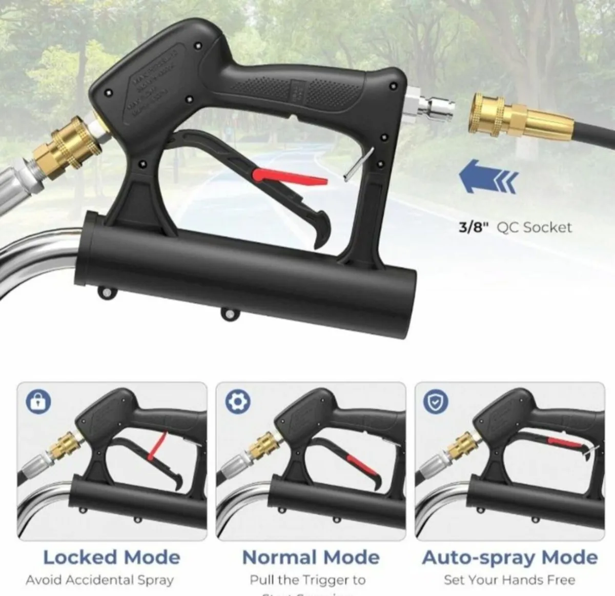 Ground Surface Cleaner 21" Pressure Power Washer - Image 4