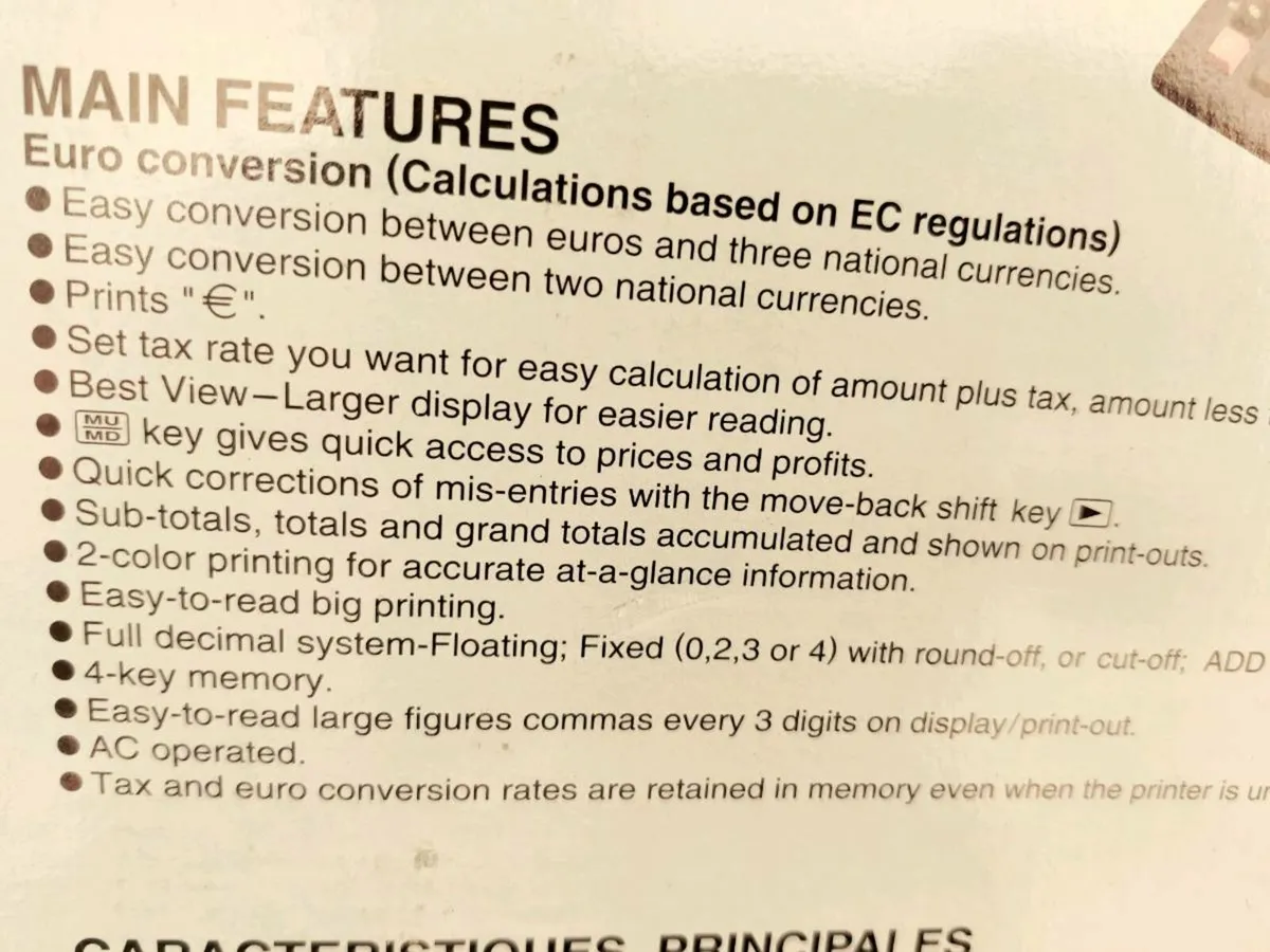 CASIO COLOUR PRINTING CALCULATOR, Still In Box ! - Image 3
