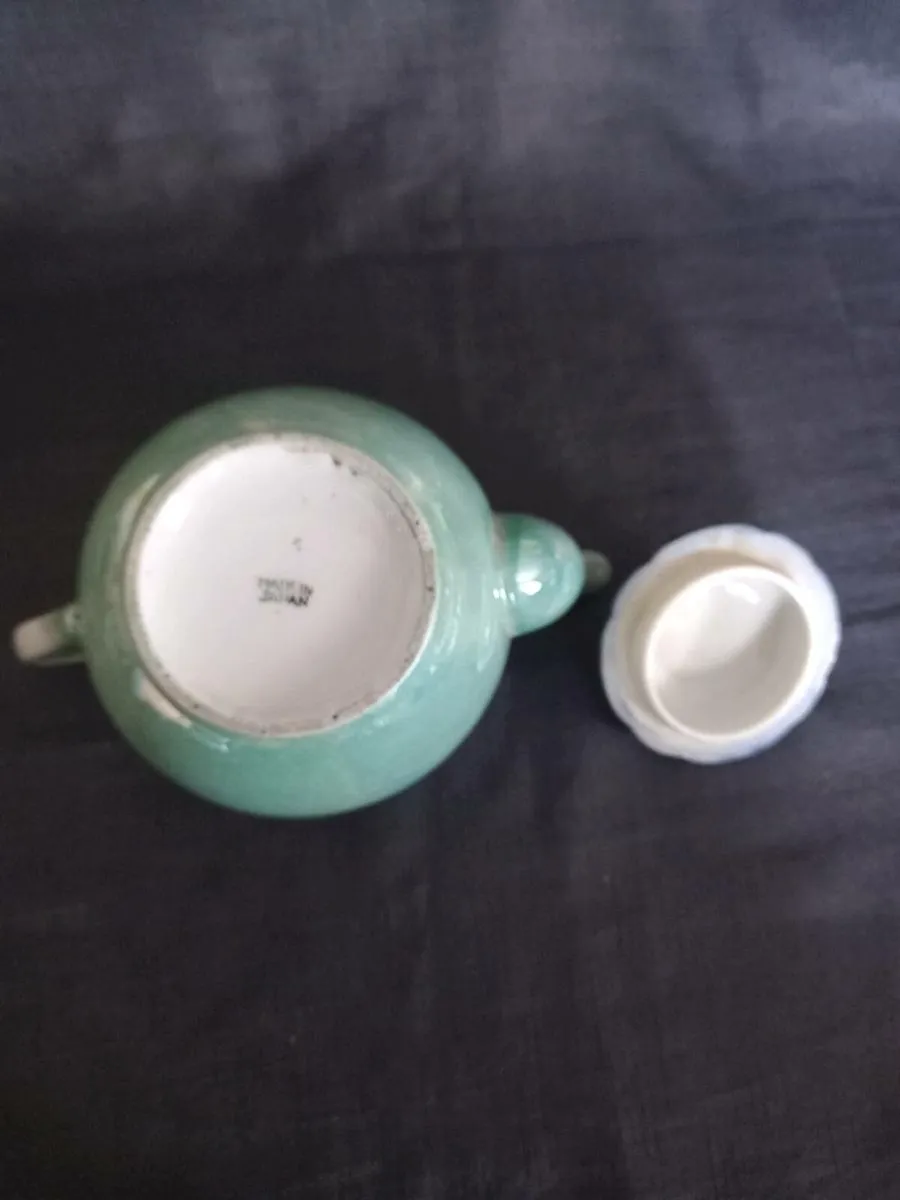 Turquoise Colour Teapot - Image 3
