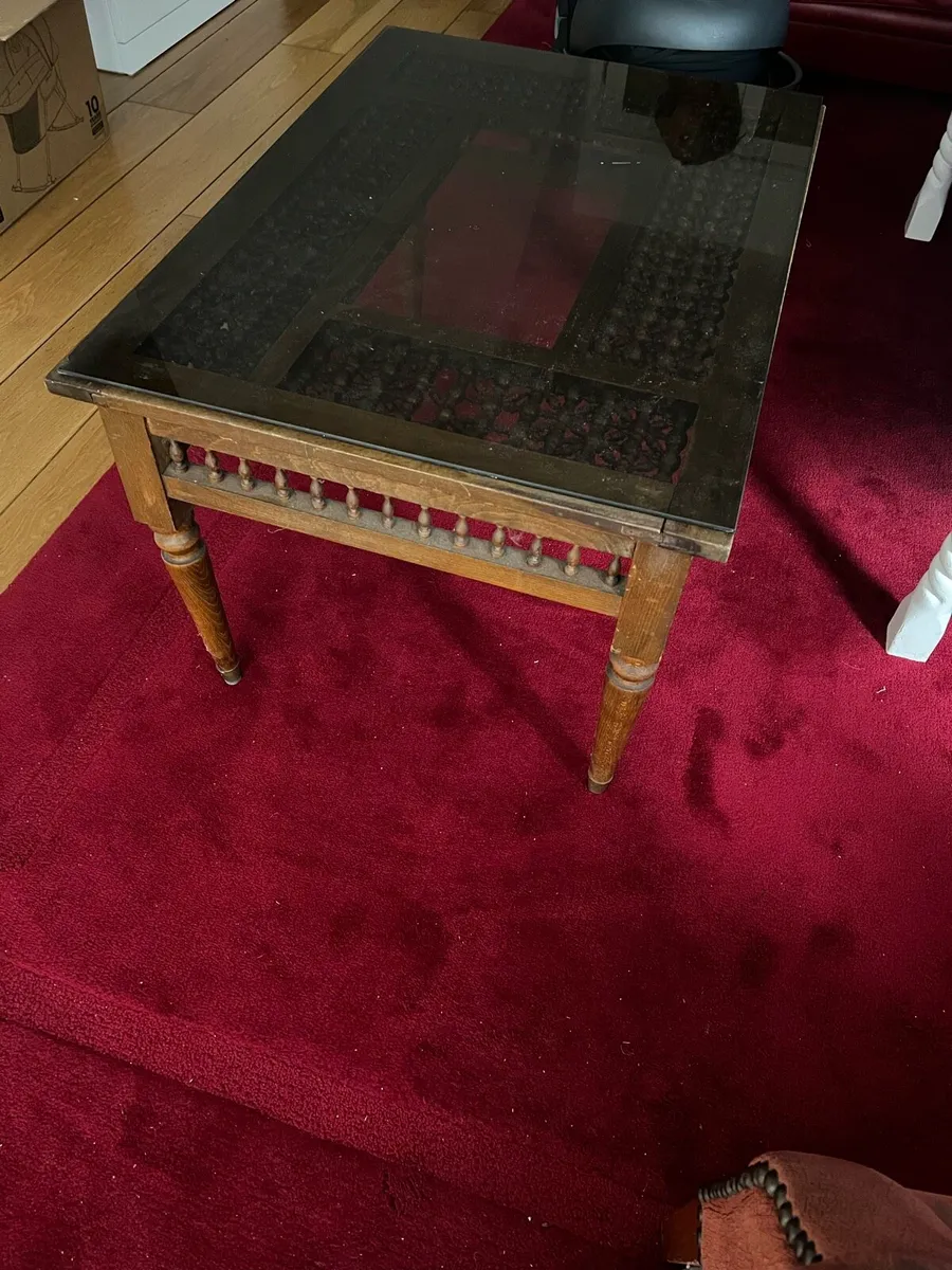 Mahogany coffee table - Image 2
