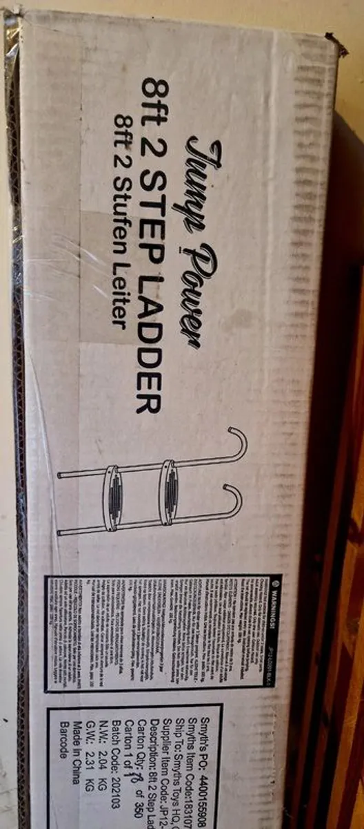 Trampoline ladder