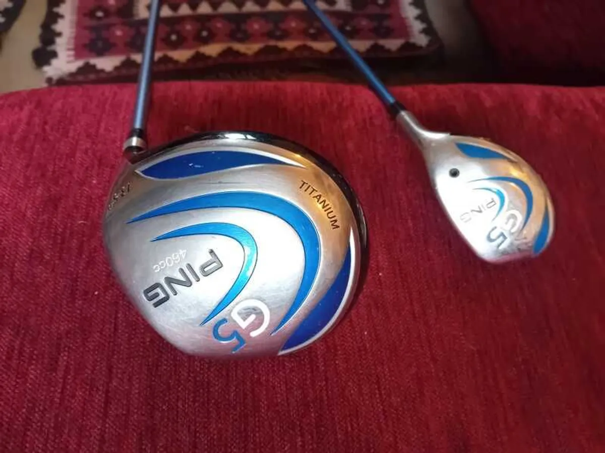 Golf Ping G5 Driver and Irons + full set in Wilson Bag - Image 1