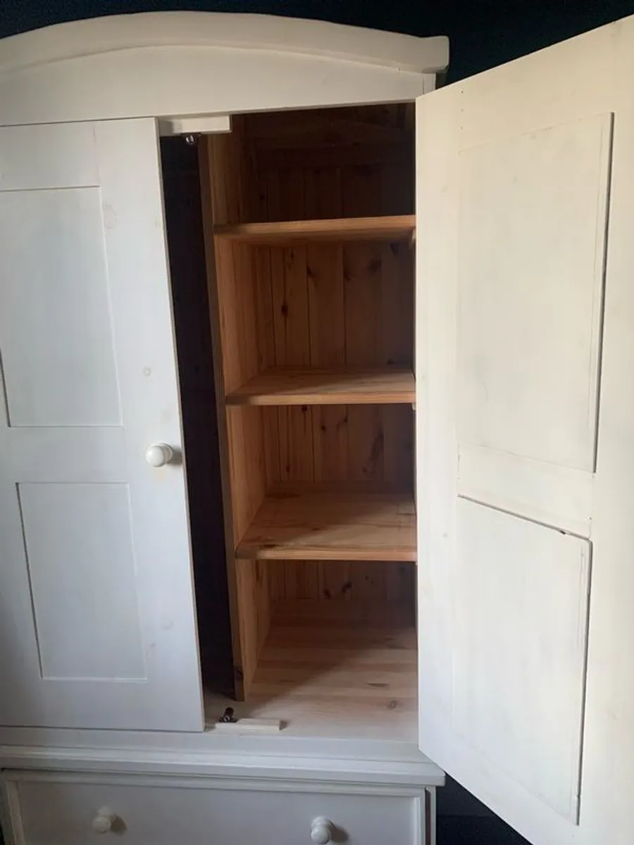 Custom made pine wardrobe - Image 2