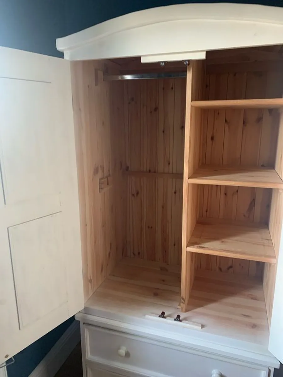 Custom made pine wardrobe - Image 3