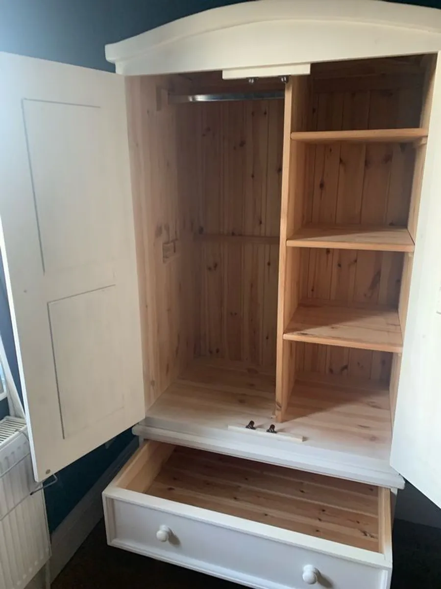 Custom made pine wardrobe - Image 4