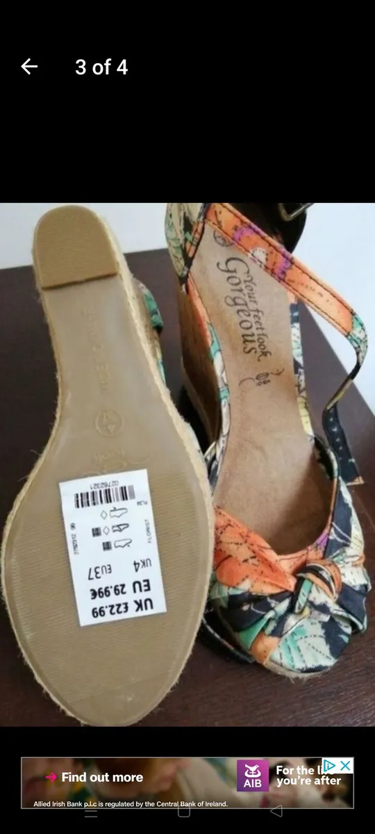 Ladies New look wedge sandals new with tags. - Image 3