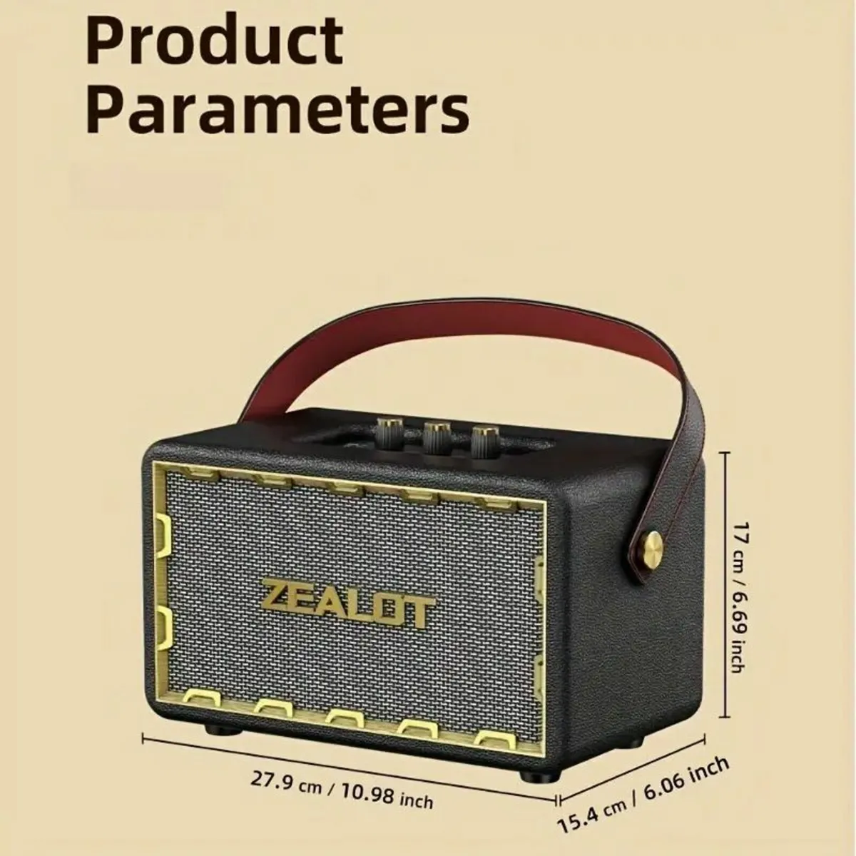 ZEALOT MT01 60W Wireless Speaker - Image 3