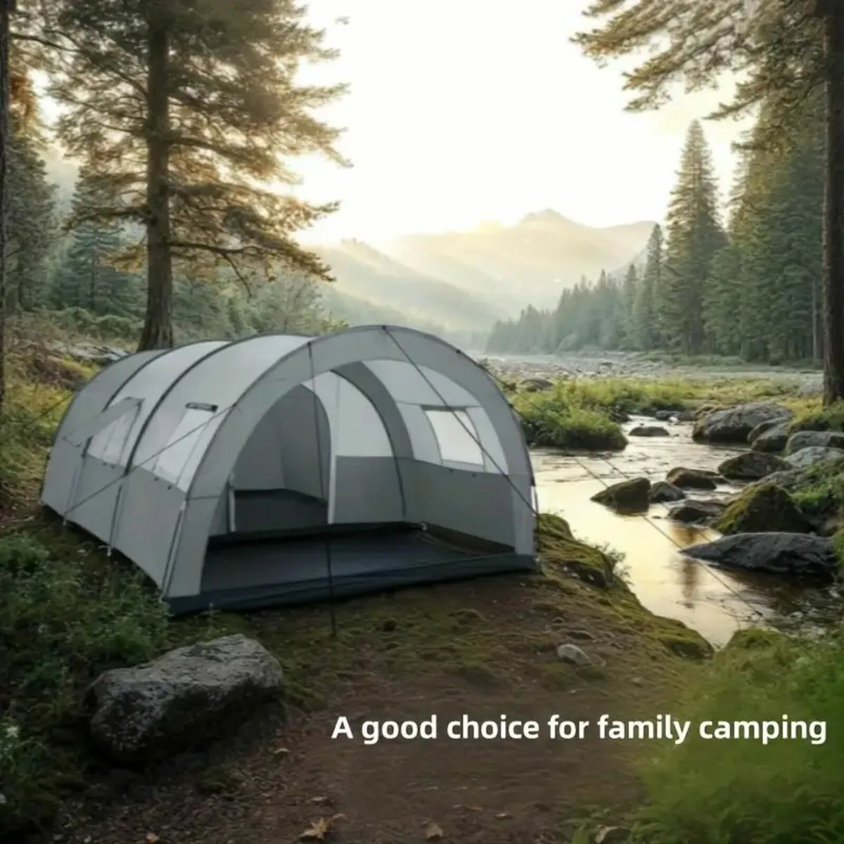 Extra Large 8-Person Family Camping Tent - Image 4