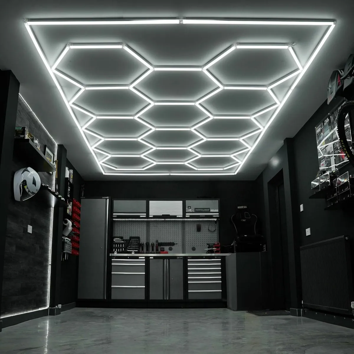 Hexagon Gym LED Lamp 14 Lights ...Free Delivery - Image 3