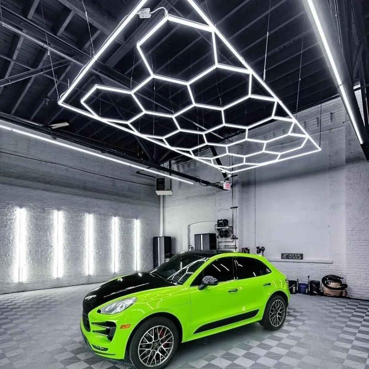 Hexagon Gym LED Lamp 14 Lights ...Free Delivery - Image 1