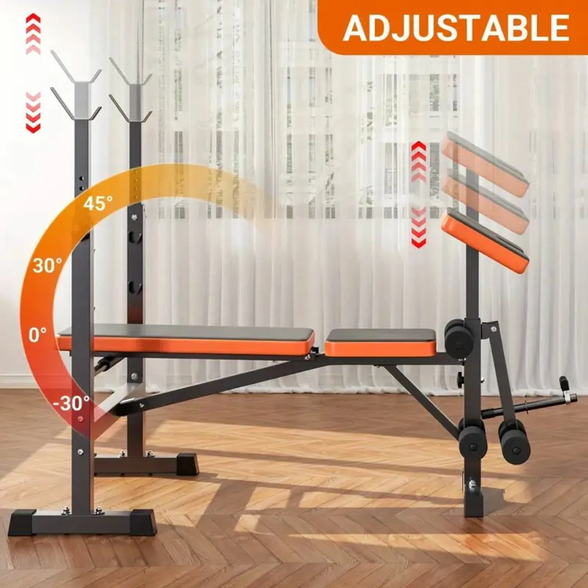 Adjustable Weight Bench Press - Image 1