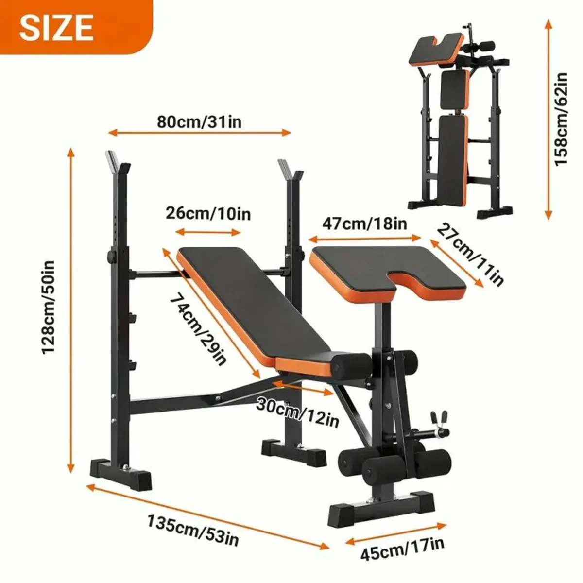 Adjustable Weight Bench Press - Image 2