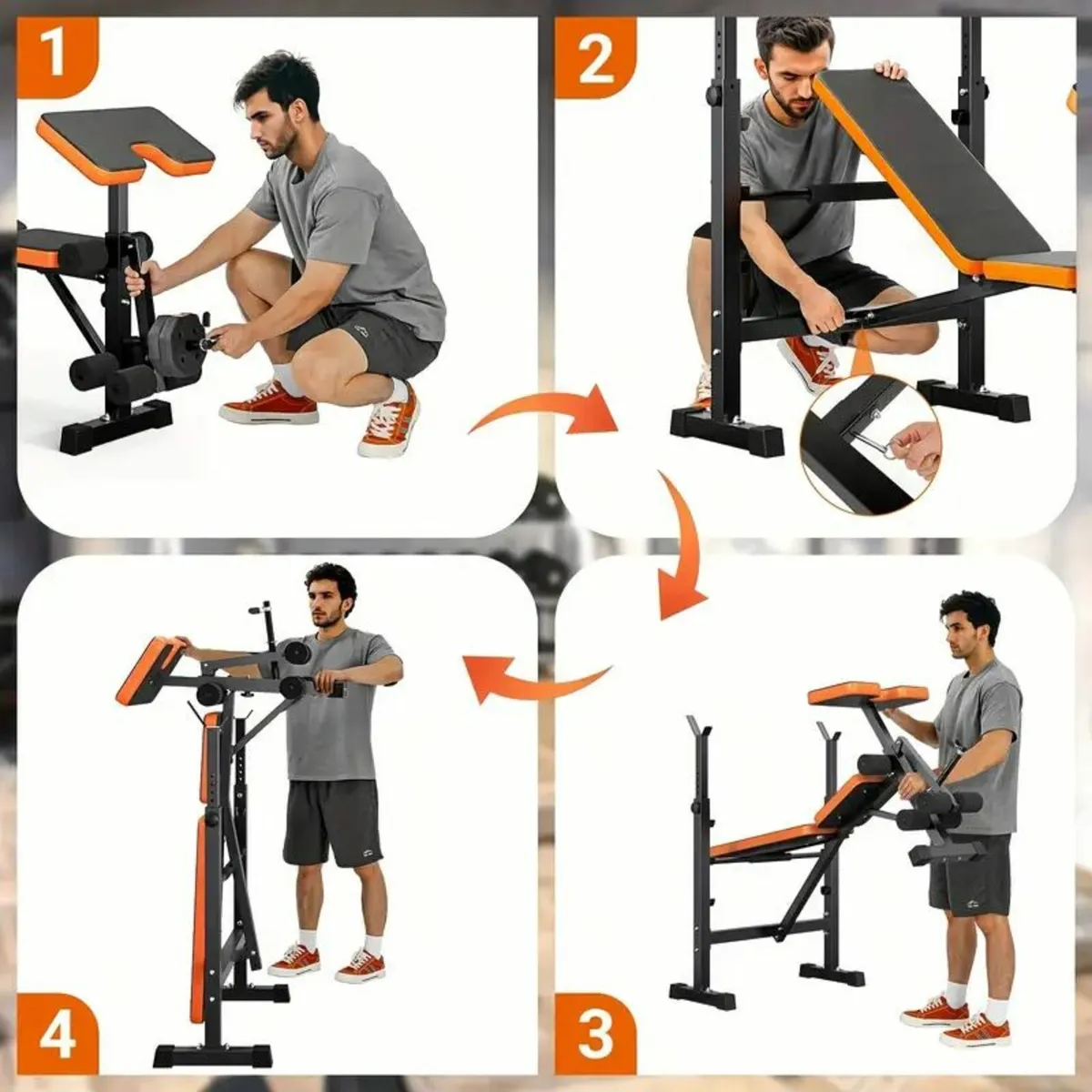 Adjustable Weight Bench Press - Image 3