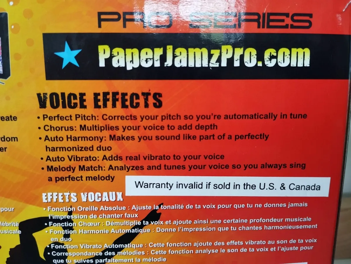 Paper Jamz Pro Series Microphone & Effects Amp - Image 3
