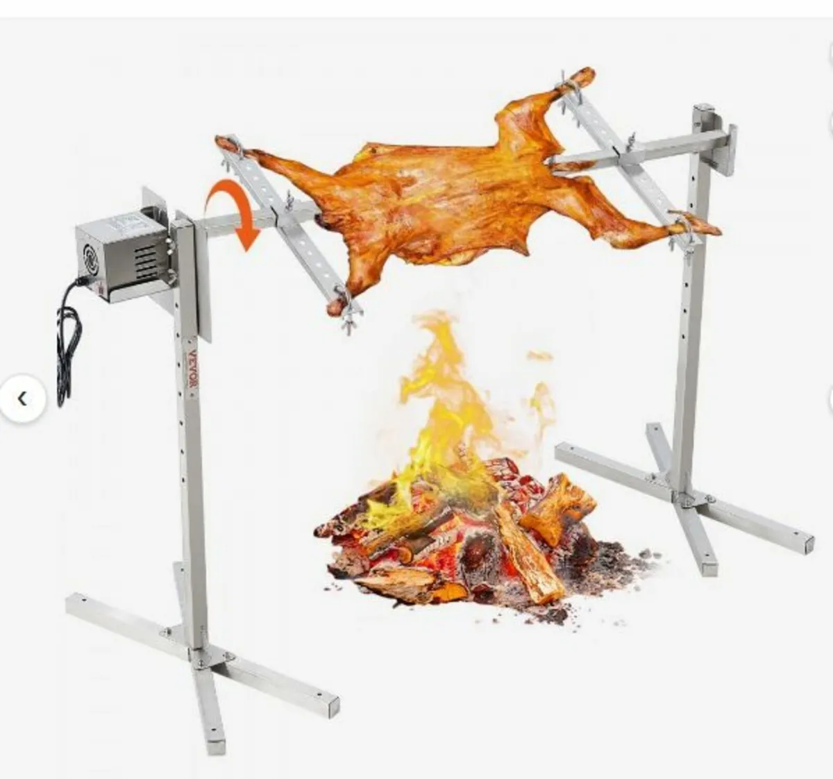 46" Electric BBQ Rotisserie Grill Kit Stainless - Image 1
