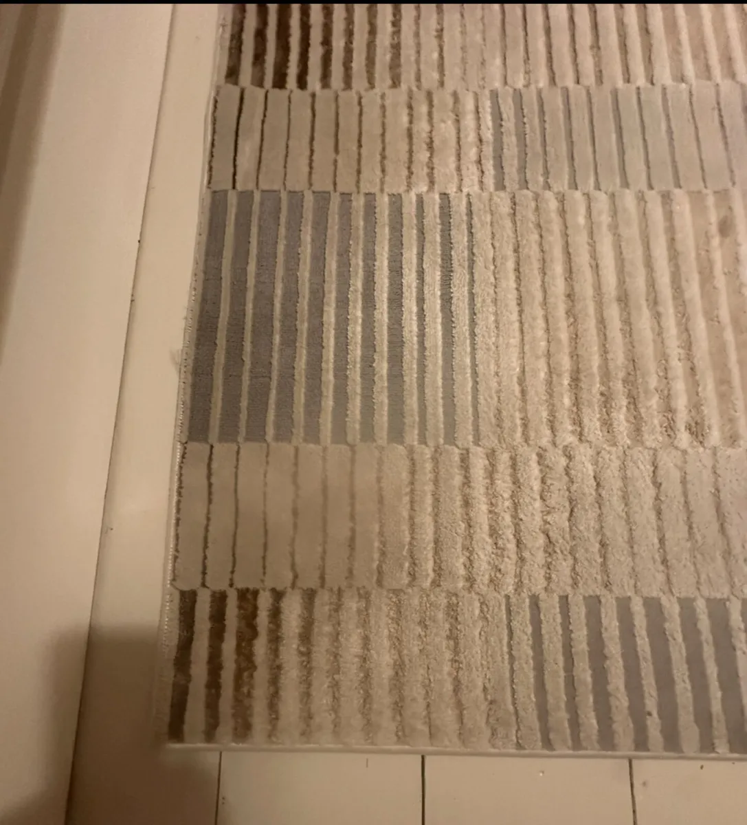 Large Grey and Blue Rug - Image 2