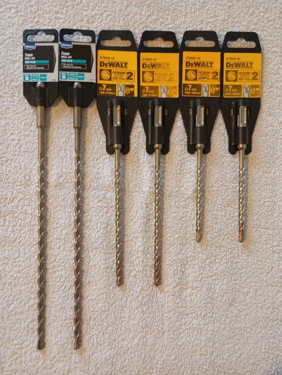 7mm SDS Masonry Drill Bits (New) - Image 1