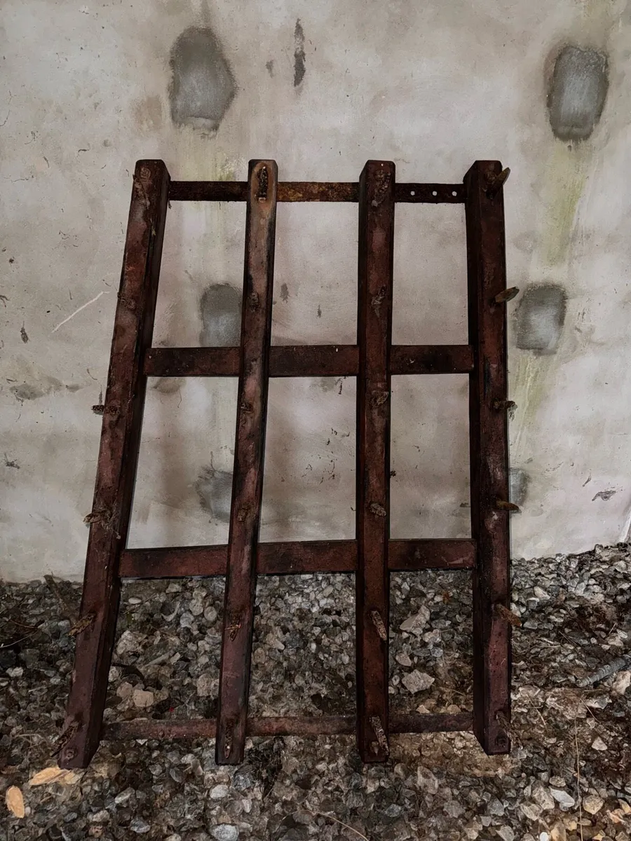 Vintage Pitch Pine Wooden Frame Harrow - Image 1