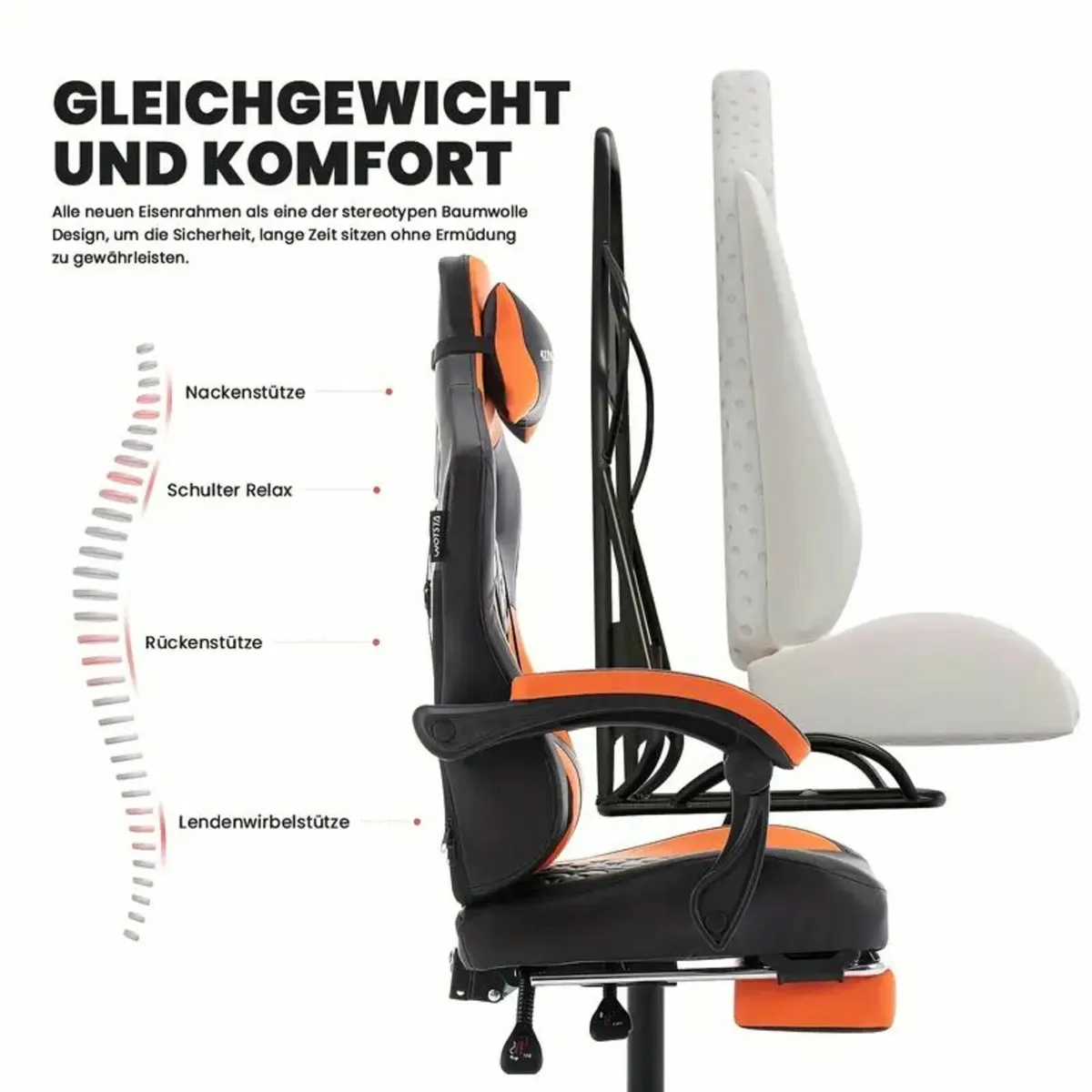 SUKIDA Gaming Chair, Ergonomic Gaming Chair - Image 2