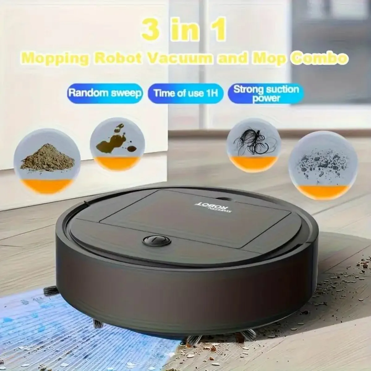 Silent Intelligent Sweeping & Mopping Robot - Image 3