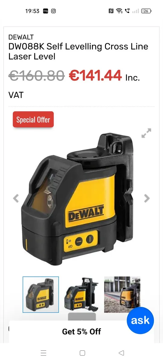 Laser level Dewalt - Image 4
