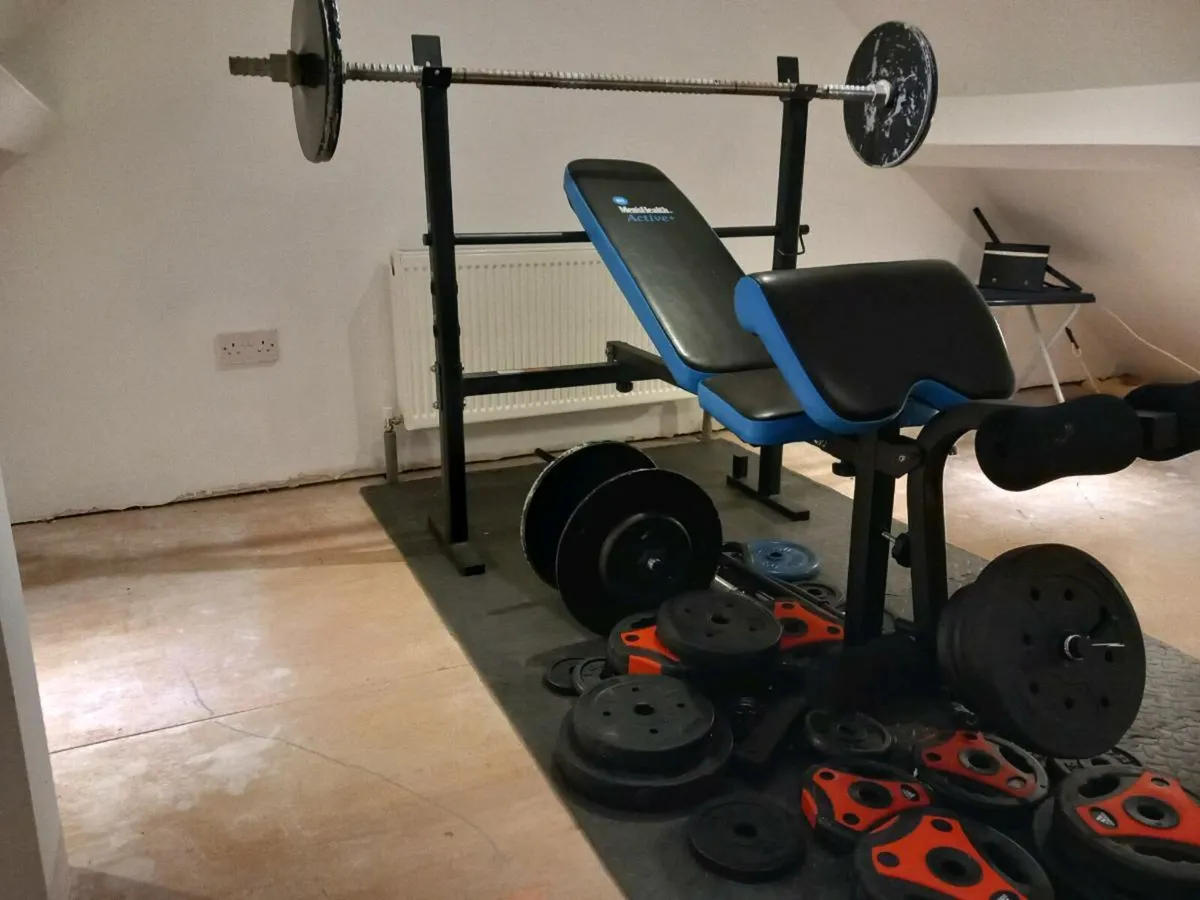 Weights bench and Weights - Image 1