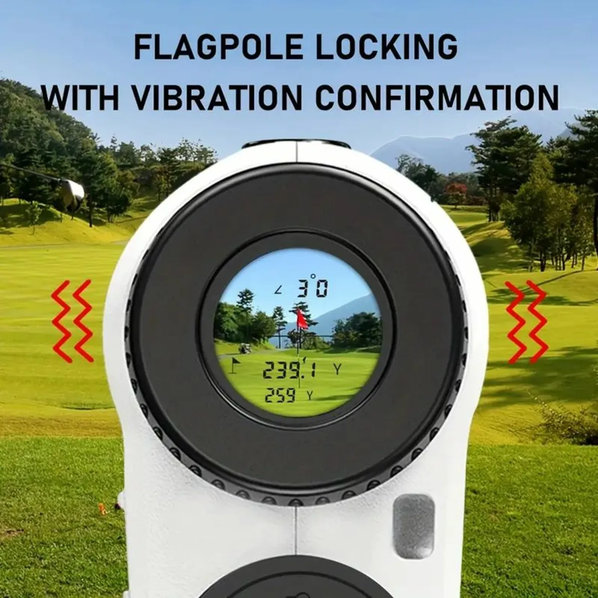 REVASRI Golf Rangefinder with Slope & Pin - Image 3