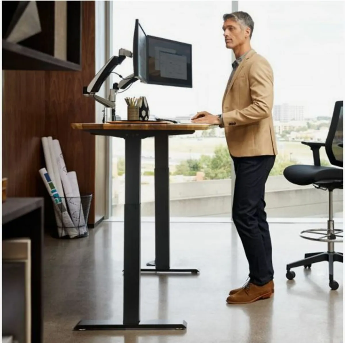 Electric Standing Desk Frame Adjustable - Image 2