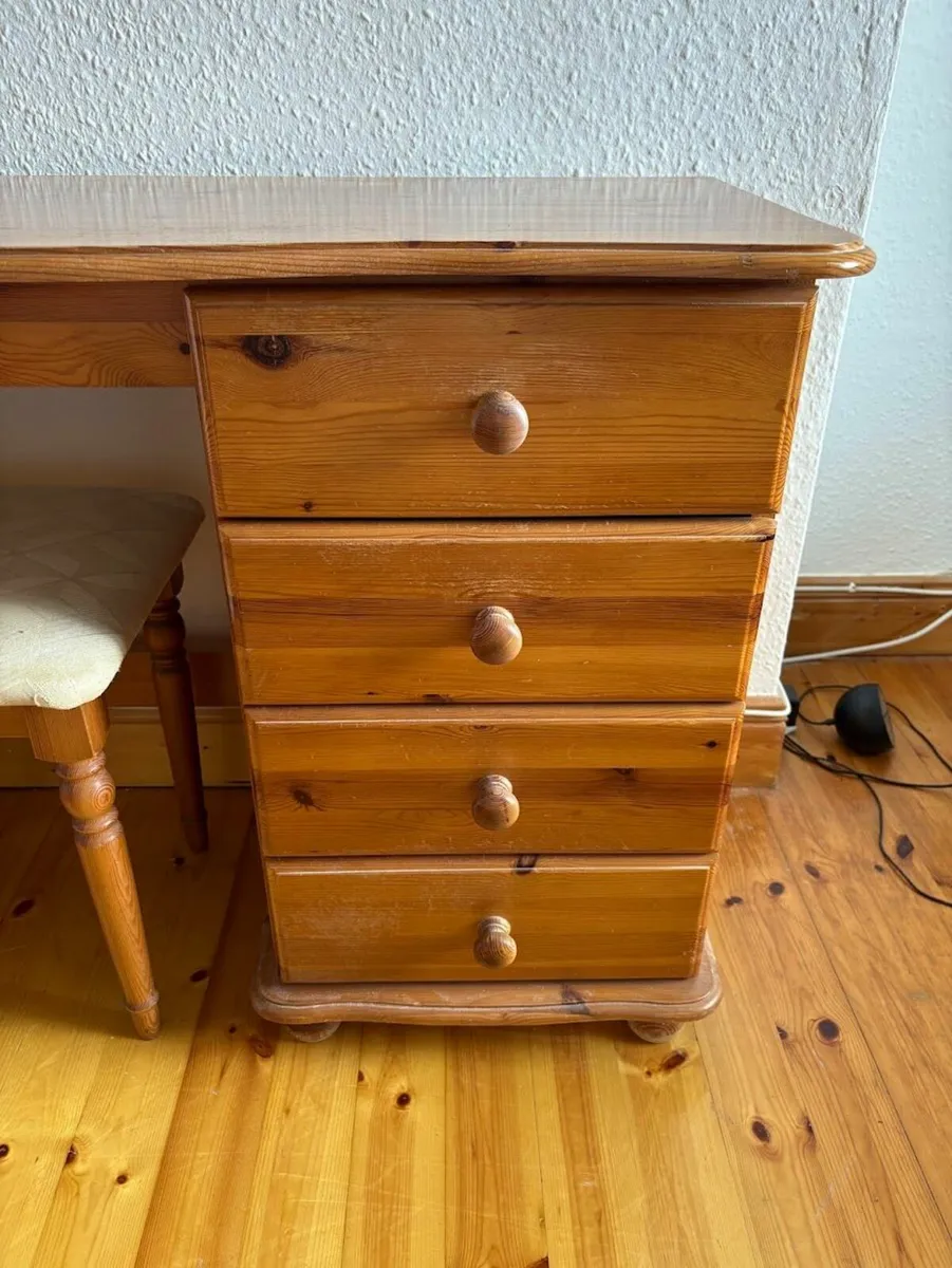 Solid Wood Dressing Table / Desk - Image 2