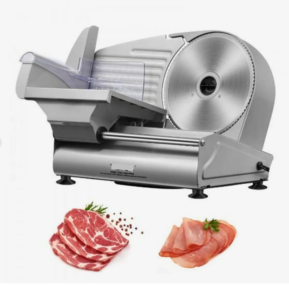 Meat Slicer, 180W Electric Deli Food - Image 1