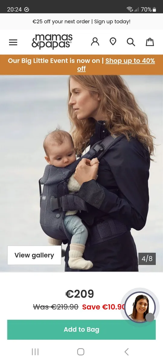 Babybjorn baby carrier - Image 1